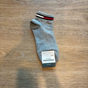 Tommy Hilfiger Inspired Socks Gray Ankle Socks